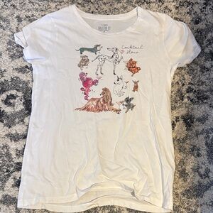 J. Crew White Collector Tee